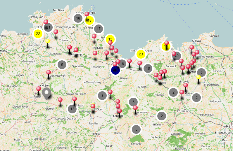 OpenStreetMaps et l’Opendata des Côtes d’Armor